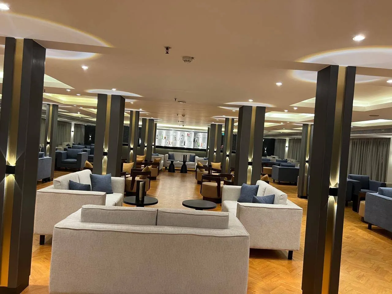 Lounge aboard the Ciela Nile cruise